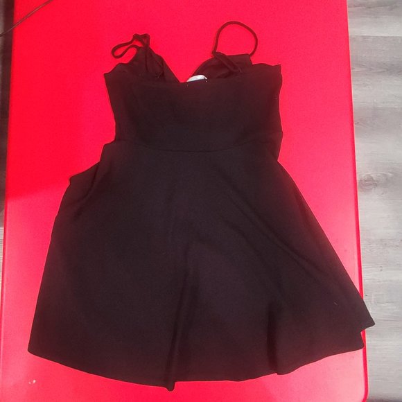 Streetwear Society black mini dress women's size L - Picture 3 of 4